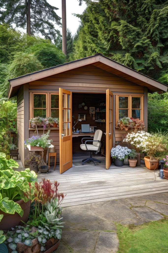 Transforming Your Backyard Shed into an Outdoor Office or Studio ...
